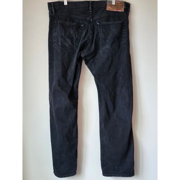 Ralph Lauren Black Denim Supply Straight Leg Jeans 90s Y2K Retro Sz 34/30 A0021 - Picture 6 of 6